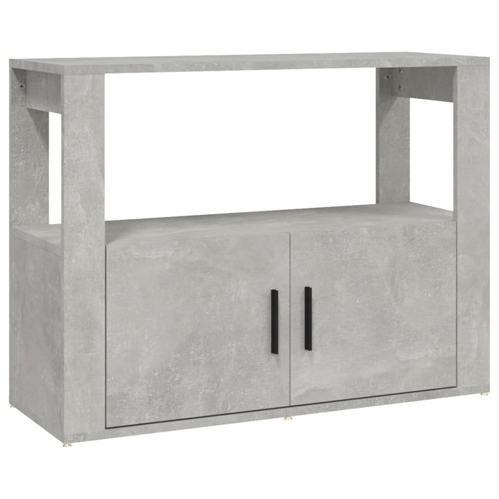 skænk 80x30x60 cm konstrueret træ betongrå