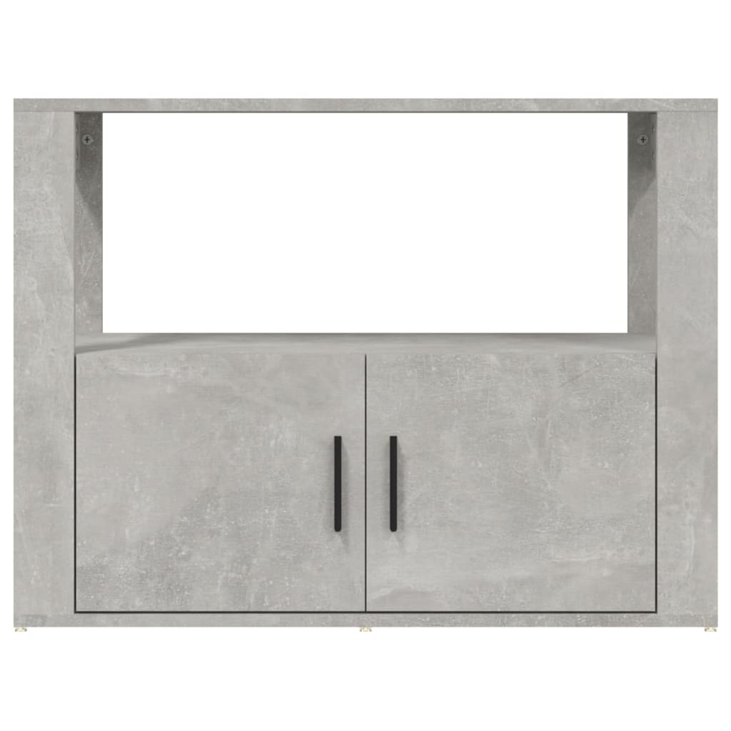 skænk 80x30x60 cm konstrueret træ betongrå
