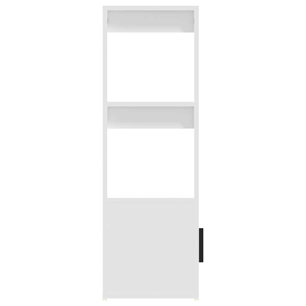 skænk 80x30x90 cm konstrueret træ hvid
