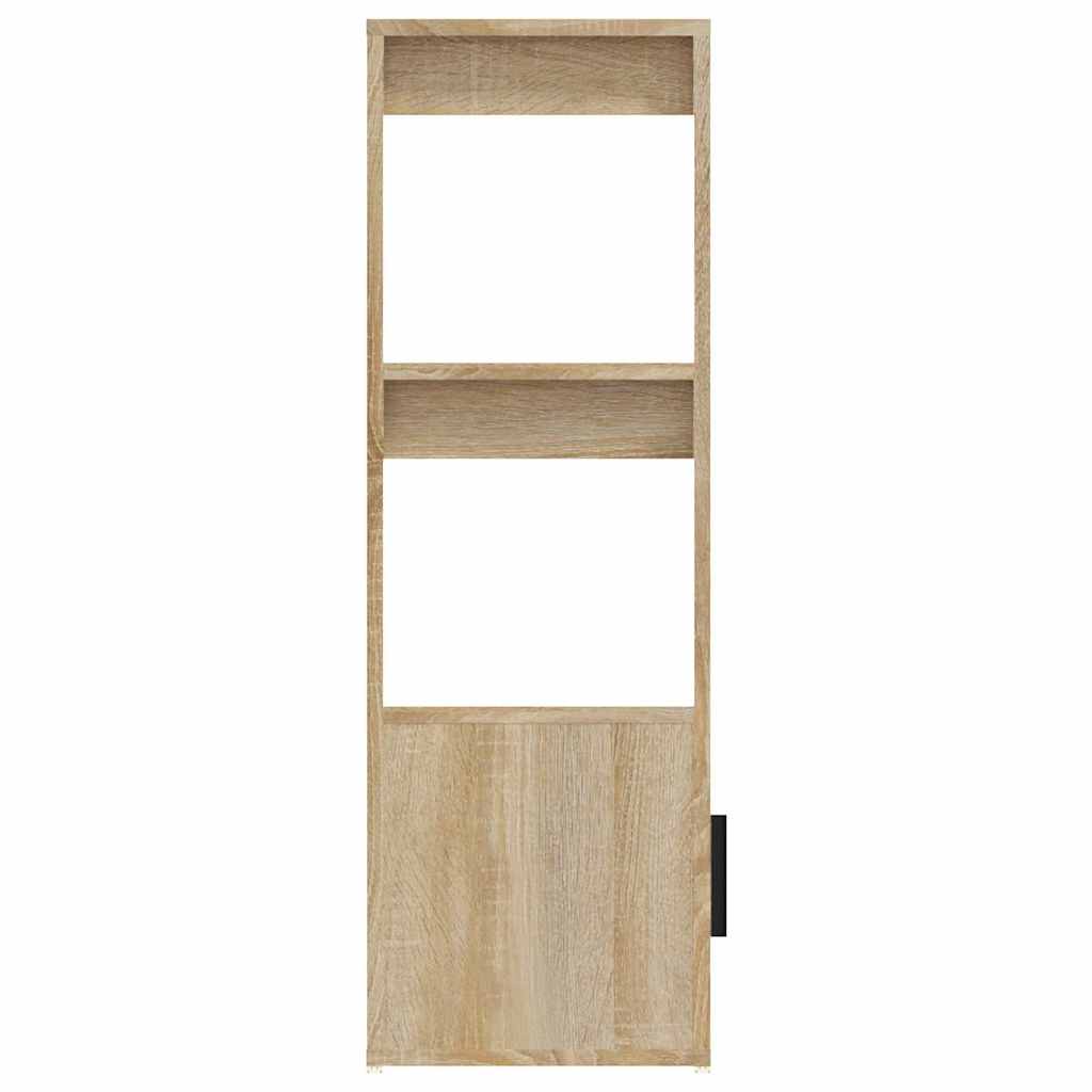 skænk 80x30x90 cm konstrueret træ sonoma-eg