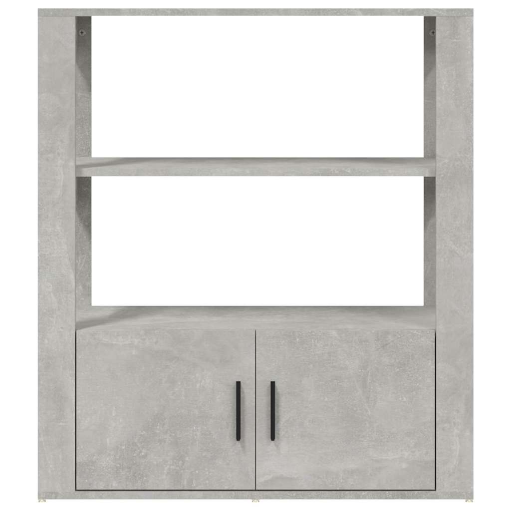 skænk 80x30x90 cm konstrueret træ betongrå