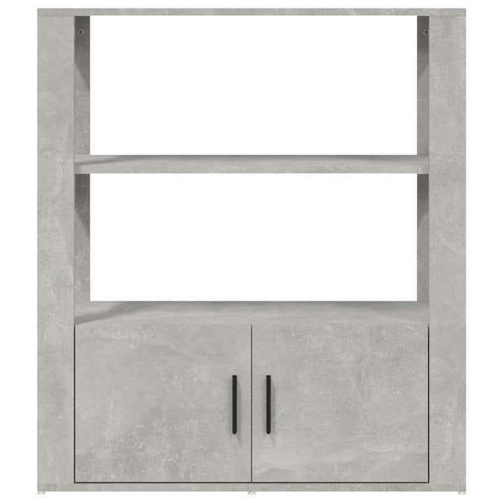 skænk 80x30x90 cm konstrueret træ betongrå