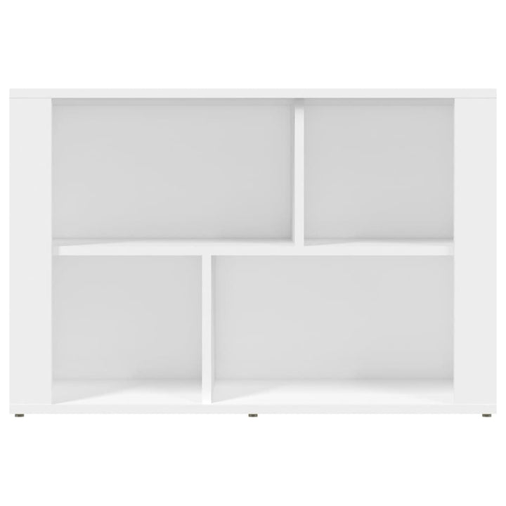 skænk 80x30x54 cm konstrueret træ hvid