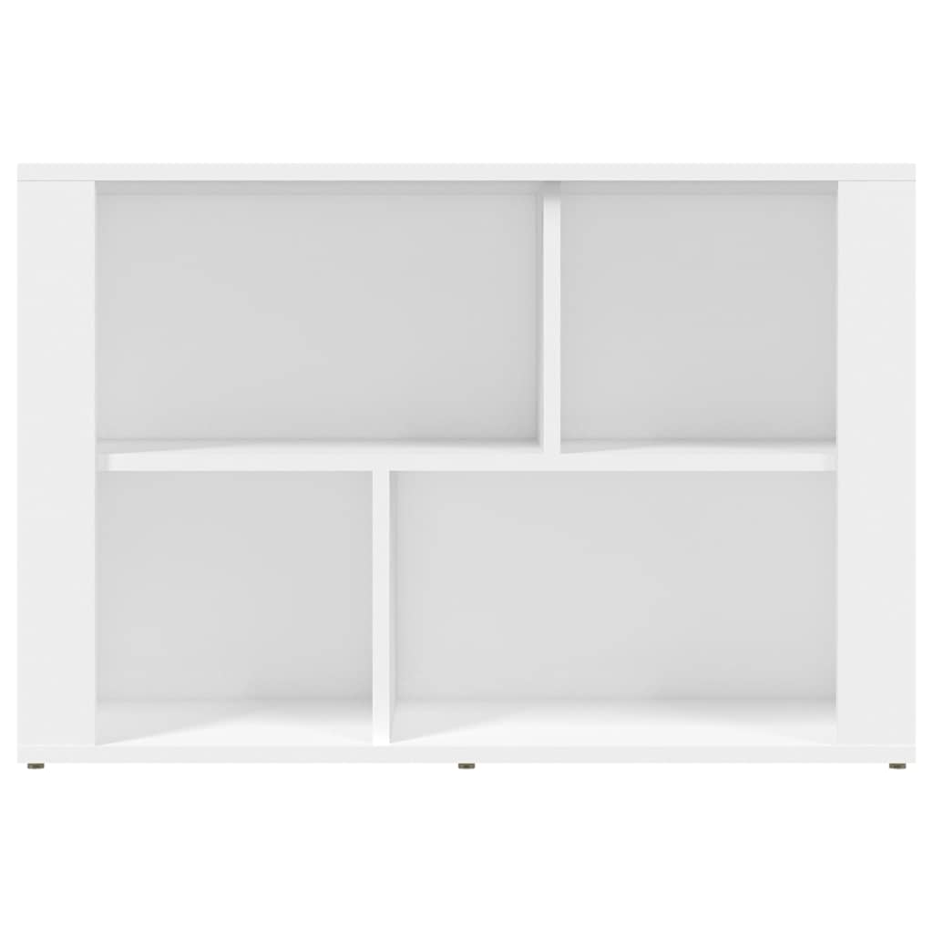 skænk 80x30x54 cm konstrueret træ hvid
