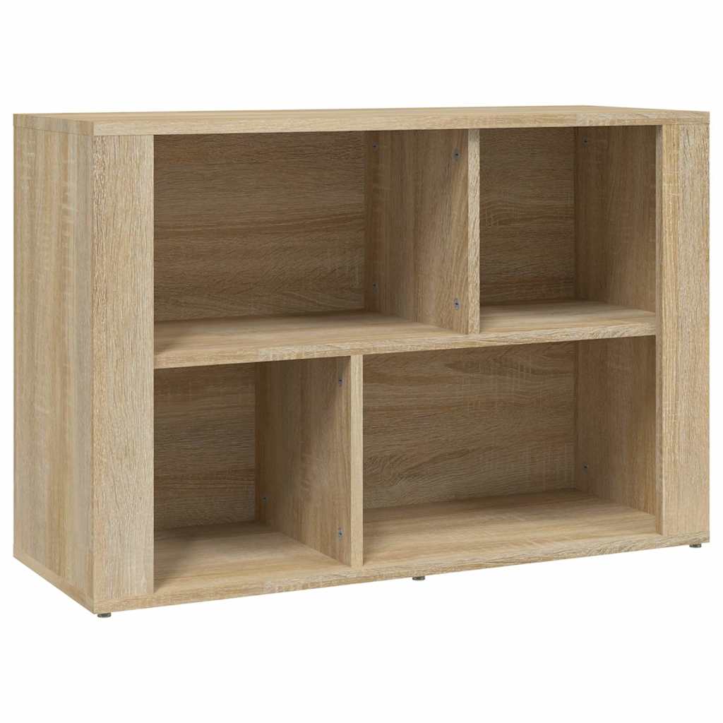 skænk 80x30x54 cm konstrueret træ sonoma egetræsfarve