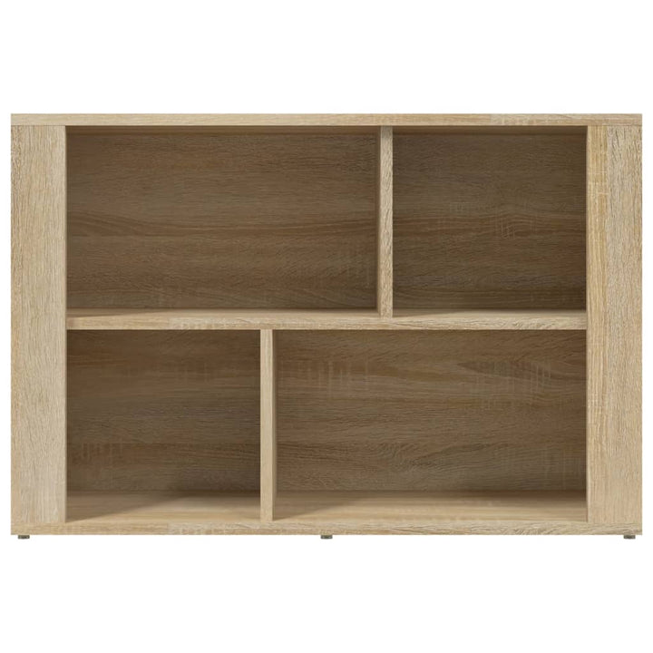 skænk 80x30x54 cm konstrueret træ sonoma egetræsfarve