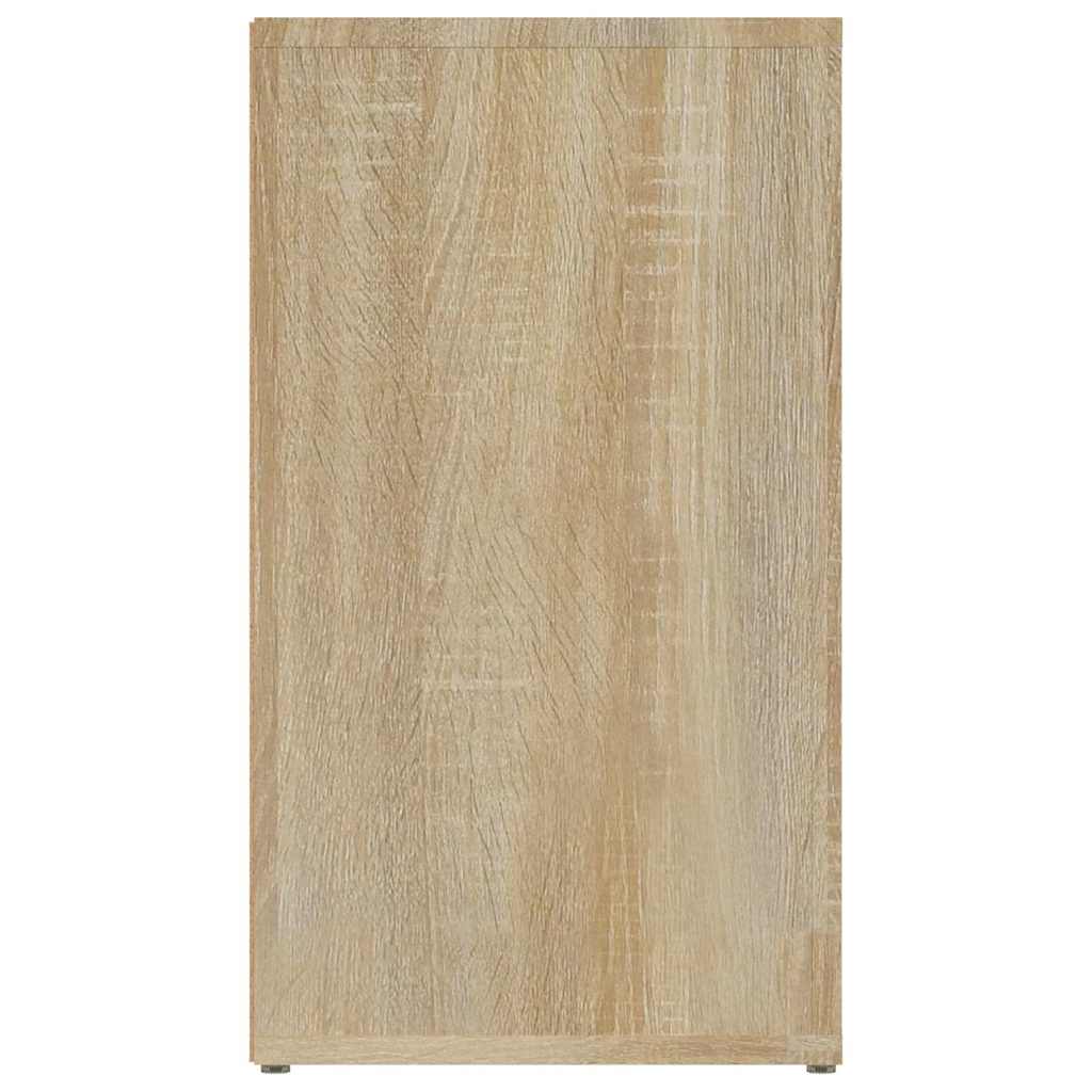 skænk 80x30x54 cm konstrueret træ sonoma egetræsfarve
