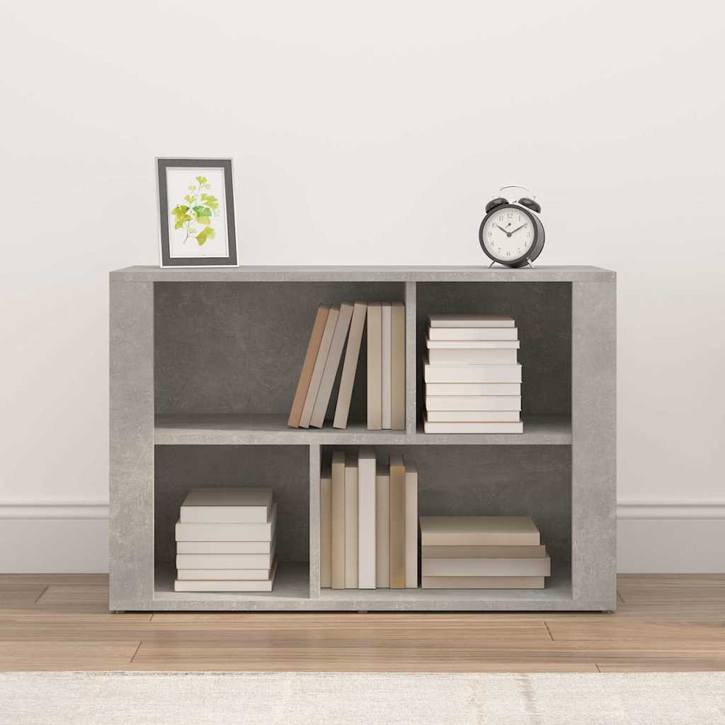 skænk 80x30x54 cm konstrueret træ betongrå