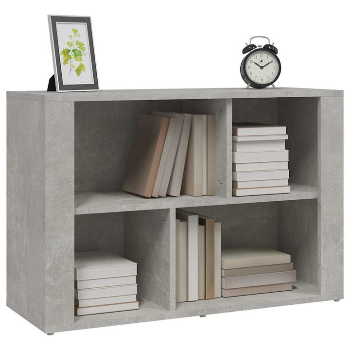 skænk 80x30x54 cm konstrueret træ betongrå