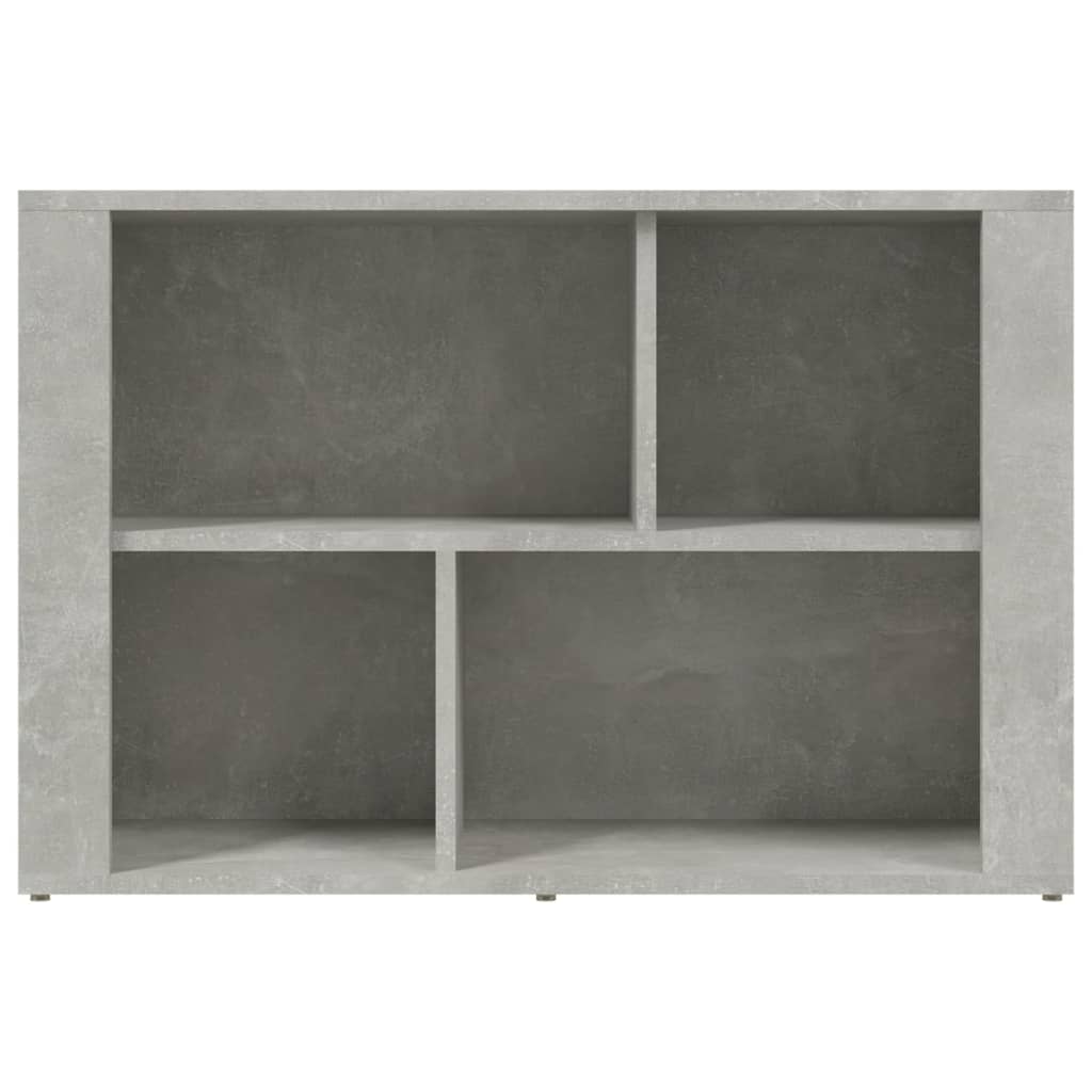 skænk 80x30x54 cm konstrueret træ betongrå
