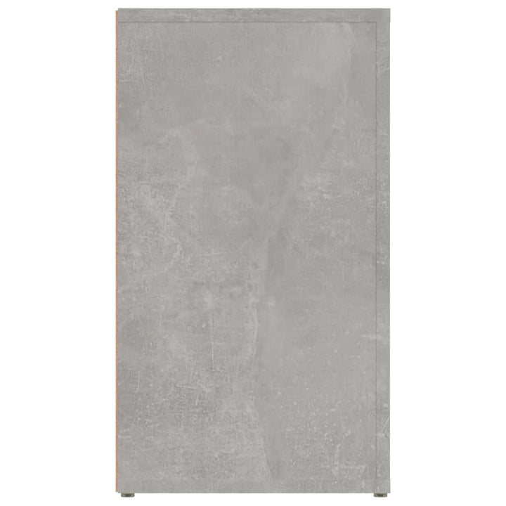 skænk 80x30x54 cm konstrueret træ betongrå