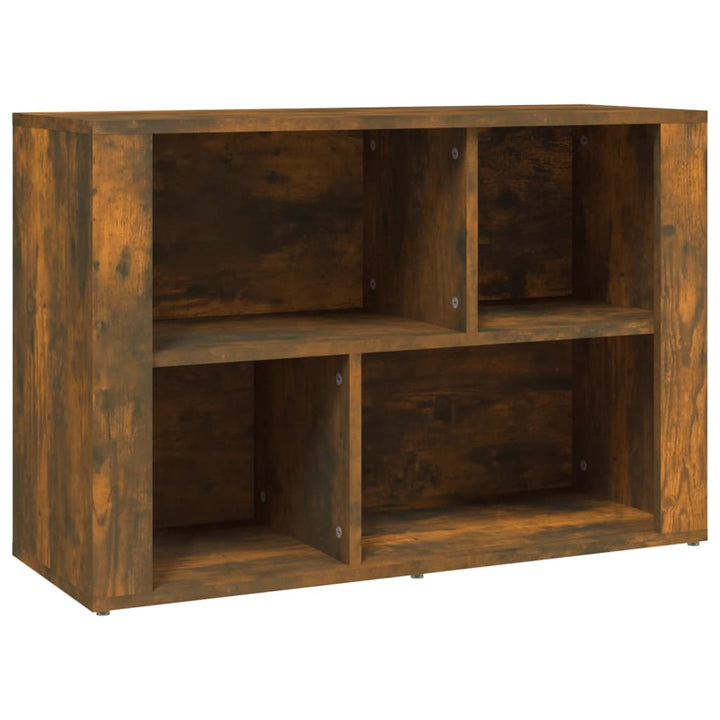 skænk 80x30x54 cm konstrueret træ røget egetræsfarve