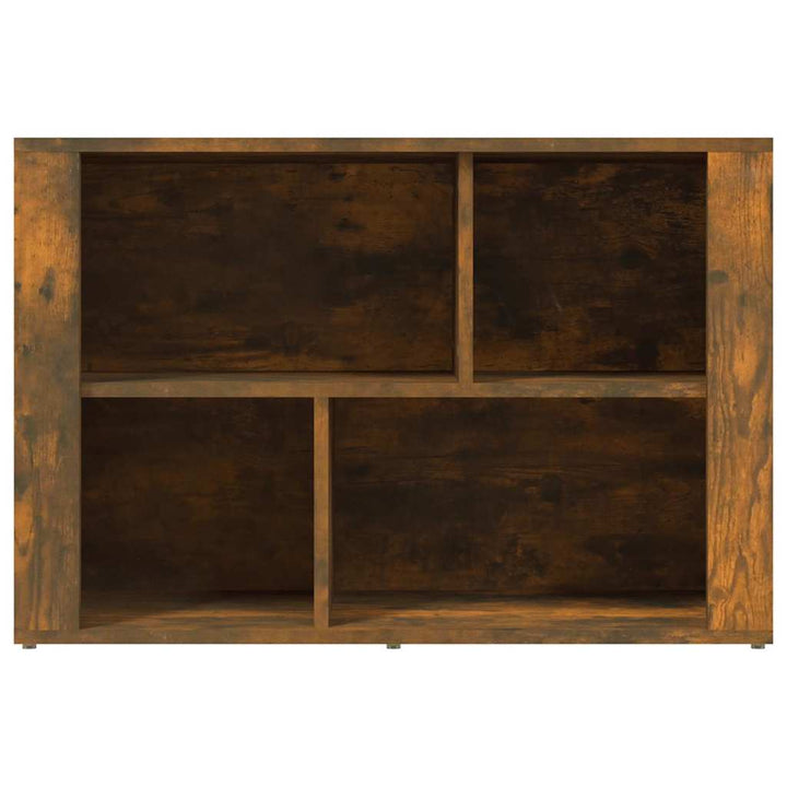 skænk 80x30x54 cm konstrueret træ røget egetræsfarve