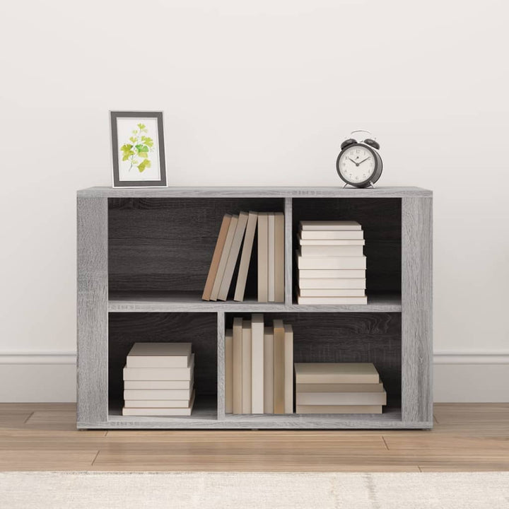 skænk 80x30x54 cm konstrueret træ grå sonoma-eg