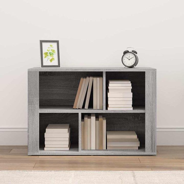 skænk 80x30x54 cm konstrueret træ grå sonoma-eg