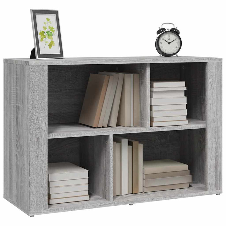 skænk 80x30x54 cm konstrueret træ grå sonoma-eg