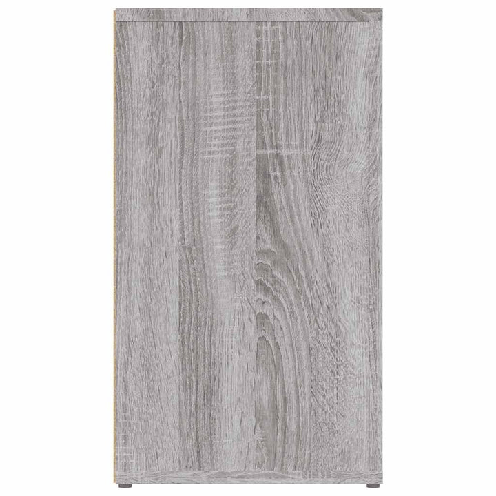 skænk 80x30x54 cm konstrueret træ grå sonoma-eg