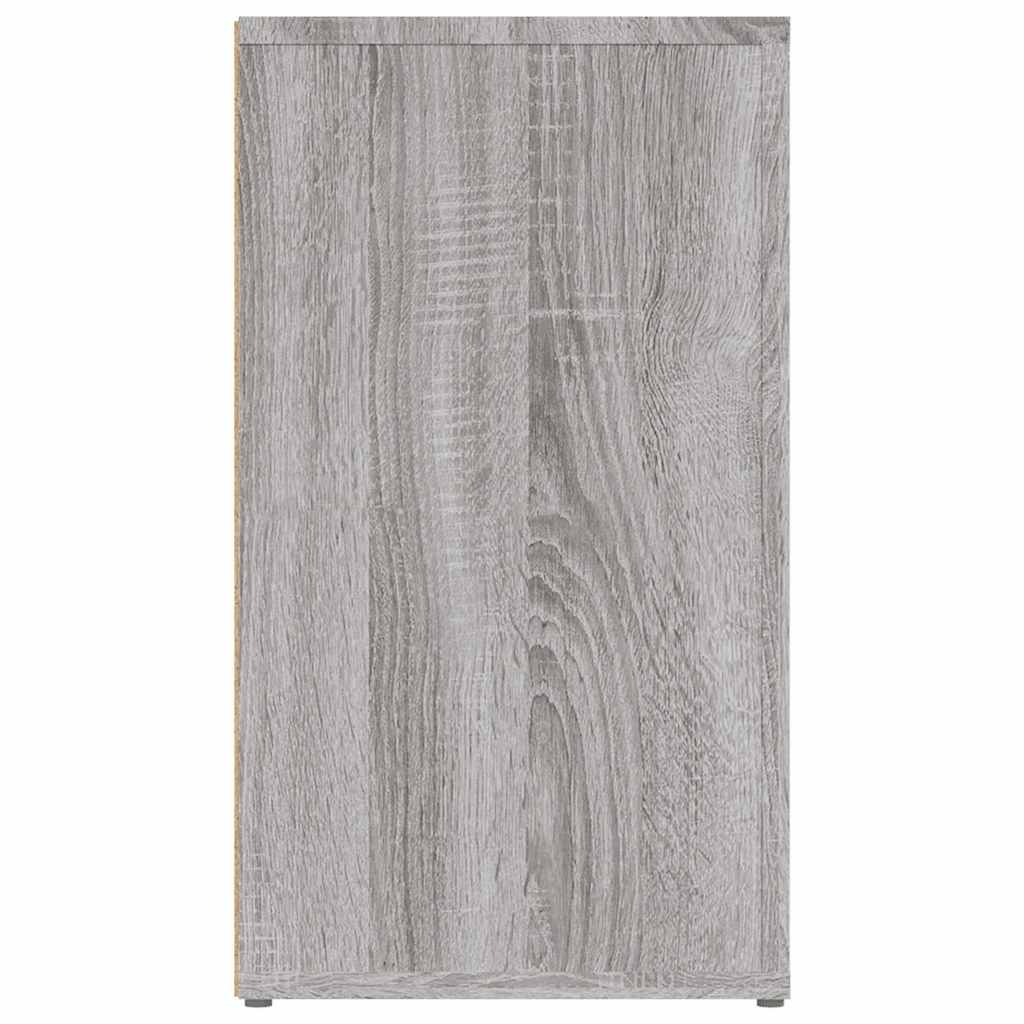 skænk 80x30x54 cm konstrueret træ grå sonoma-eg