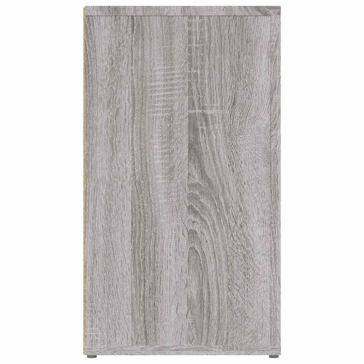 skænk 80x30x54 cm konstrueret træ grå sonoma-eg