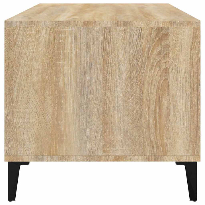 sofabord 90x49x45 cm konstrueret træ sonoma-eg