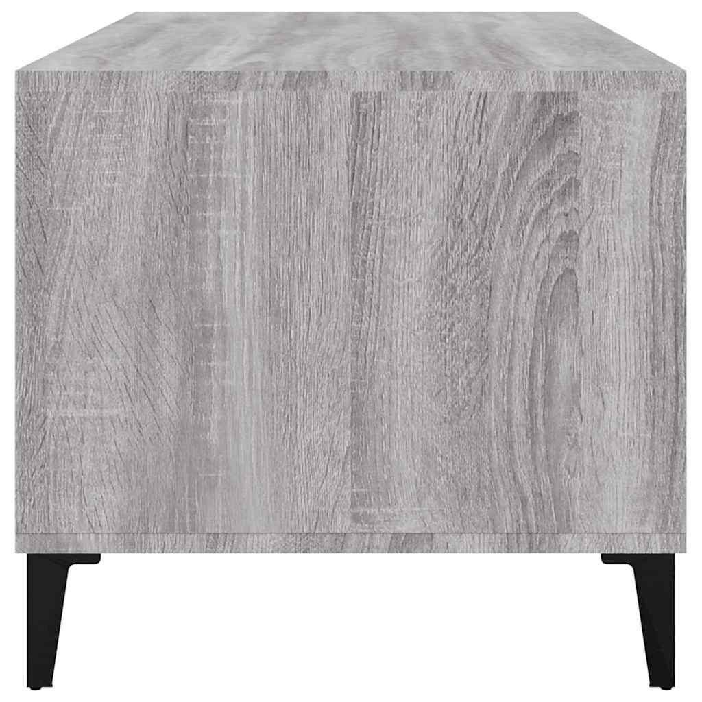 sofabord 90x49x45 cm konstrueret træ Grå sonoma-eg