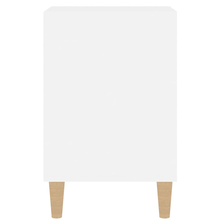 tv-bord 100x35x55 cm konstrueret træ hvid