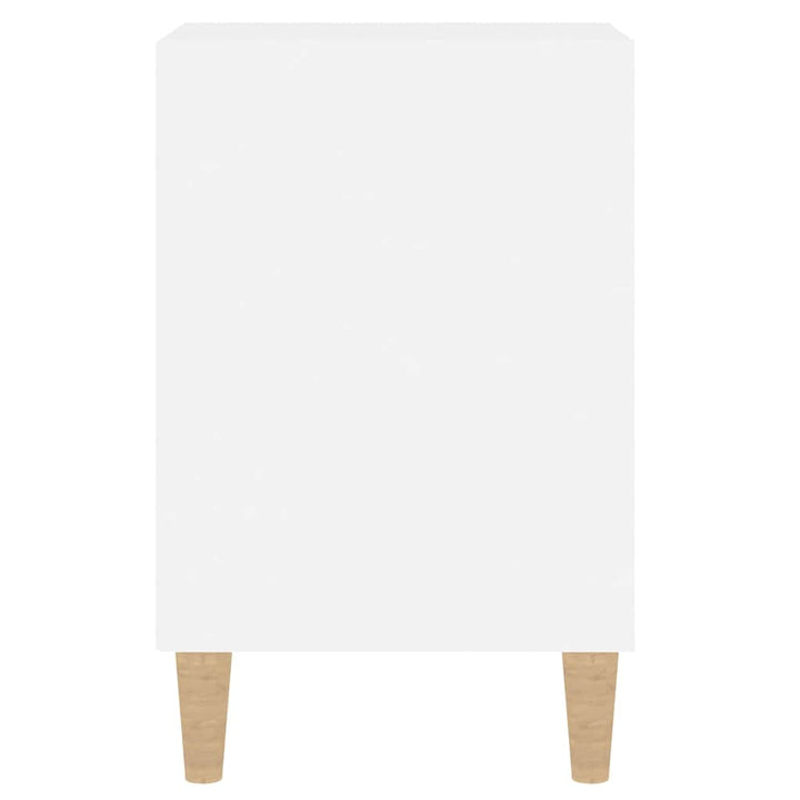 tv-bord 100x35x55 cm konstrueret træ hvid