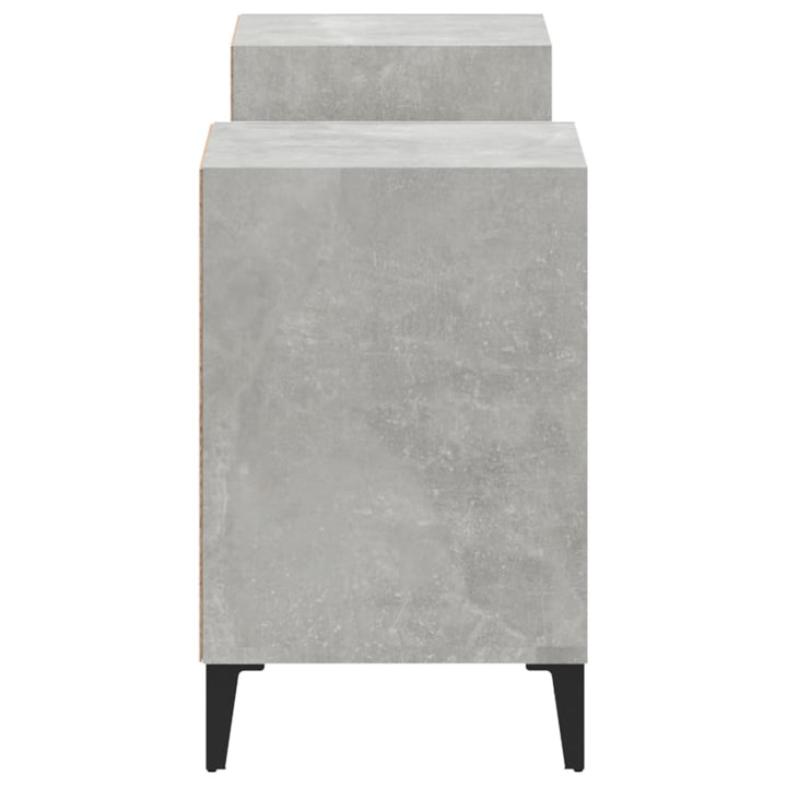 tv-bord 160x35x55 cm konstrueret træ betongrå