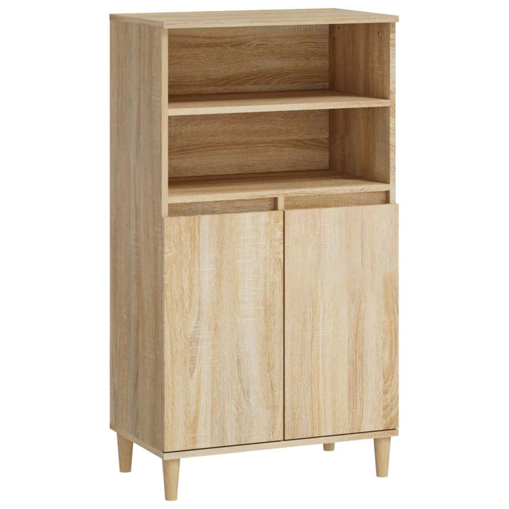 skab 60x36x110 cm konstrueret træ Sonoma-eg