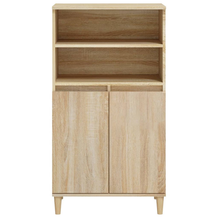 skab 60x36x110 cm konstrueret træ Sonoma-eg