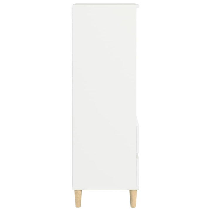 højskab 40x36x110 cm konstrueret træ hvid