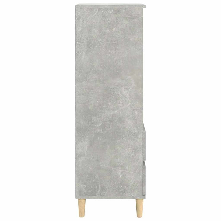 skab 40x36x110 cm konstrueret træ betongrå