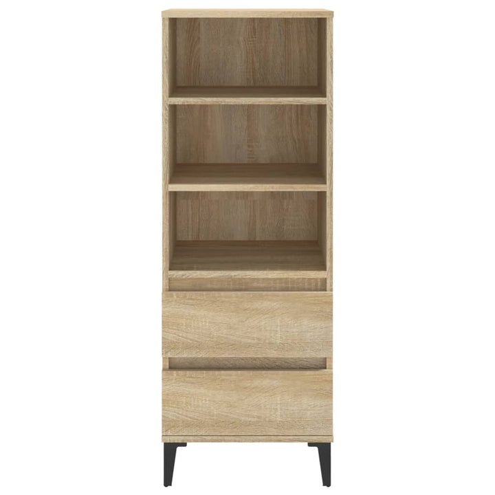 skab 40x36x110 cm konstrueret træ Sonoma-eg