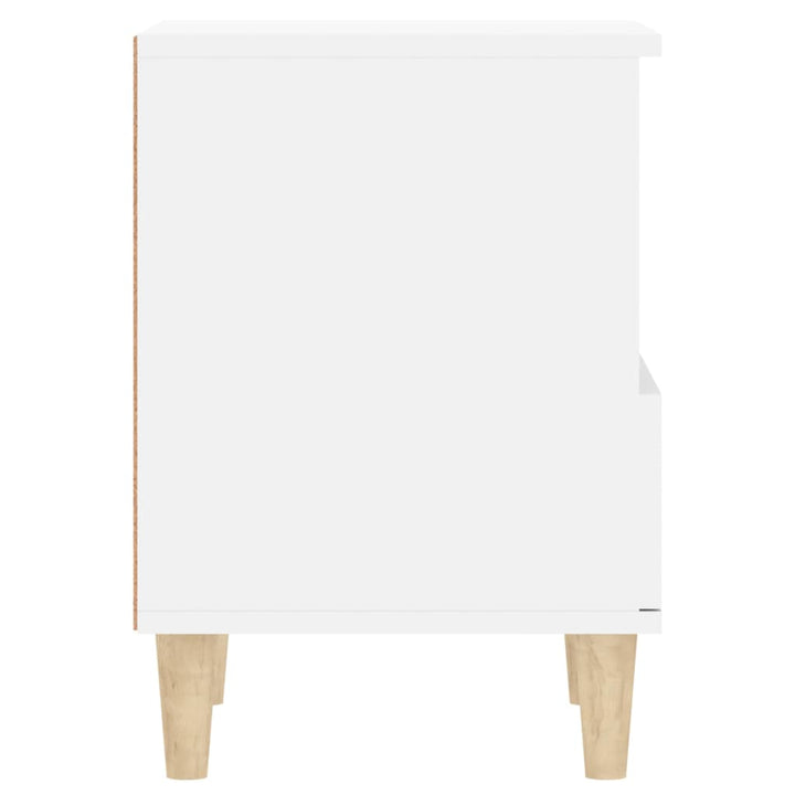 sengeborde 2 stk. 40x35x50 cm hvid