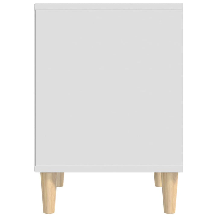 sengebord 40x35x50 cm konstrueret træ hvid