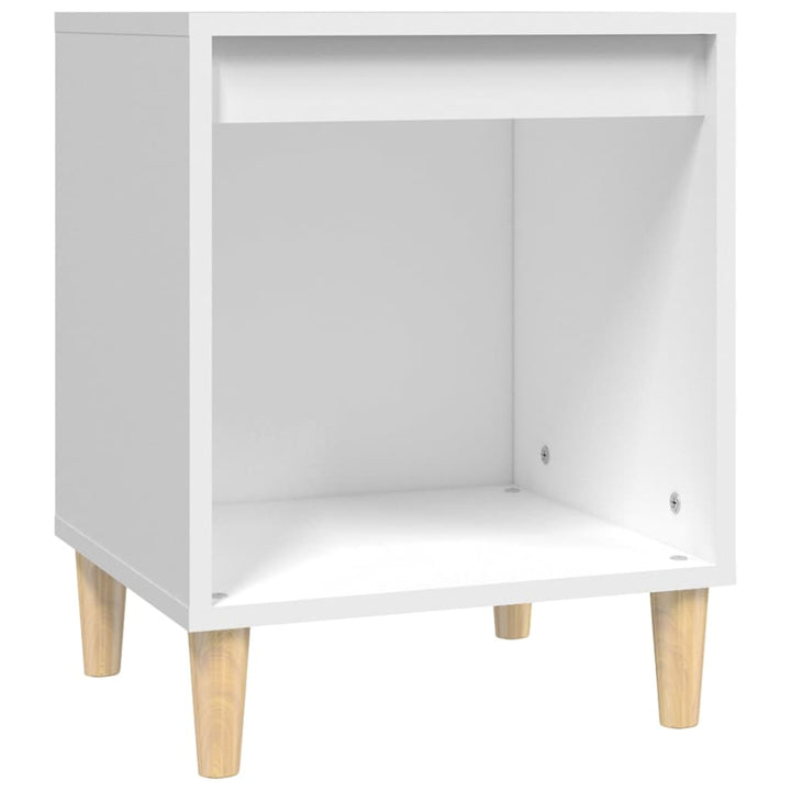 sengeborde 2 stk. 40x35x50 cm hvid
