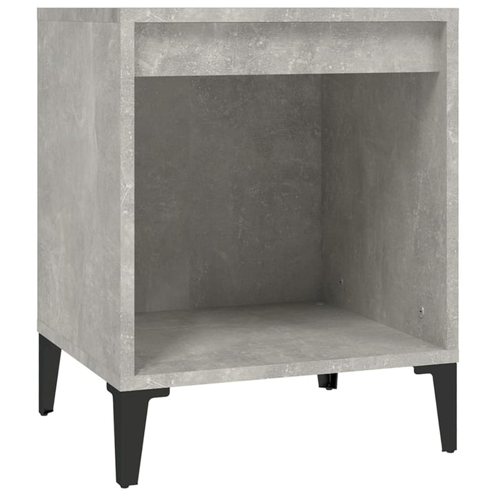 sengebord 40x35x50 cm betongrå