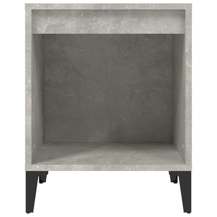 sengebord 40x35x50 cm betongrå
