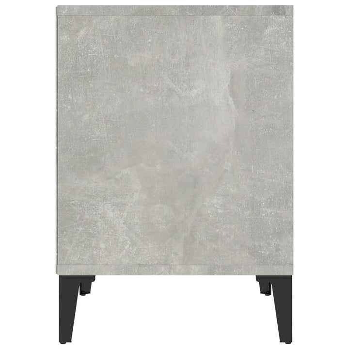 sengebord 40x35x50 cm betongrå