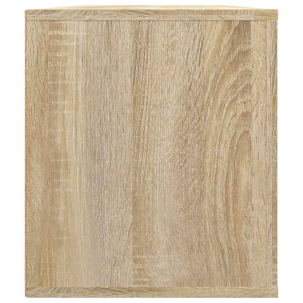 tv-bord 100x35x40 cm konstrueret træ sonoma-eg