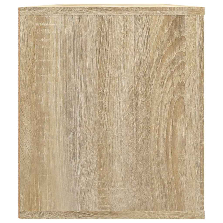 tv-bord 100x35x40 cm konstrueret træ sonoma-eg