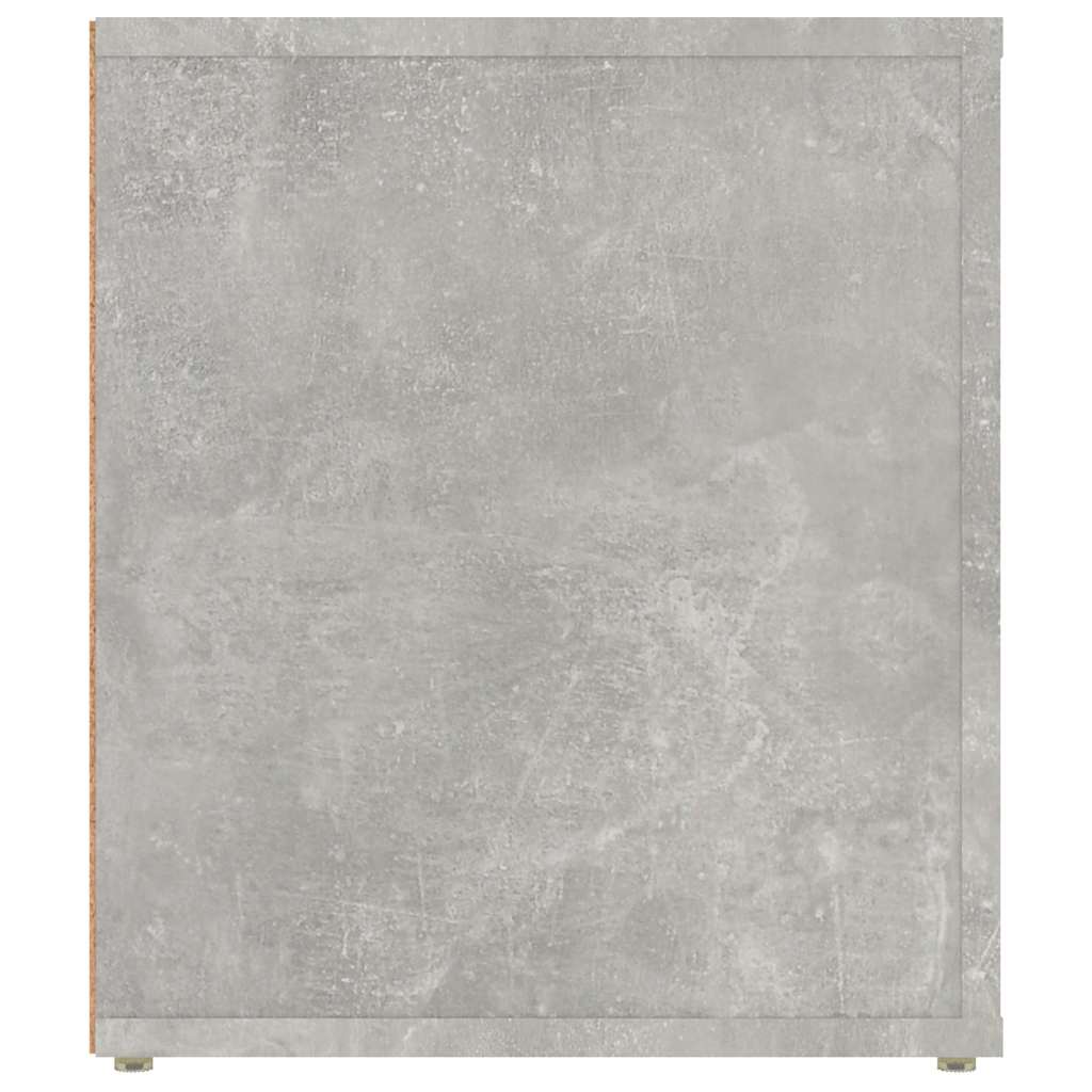 tv-bord 100x35x40 cm konstrueret træ betongrå