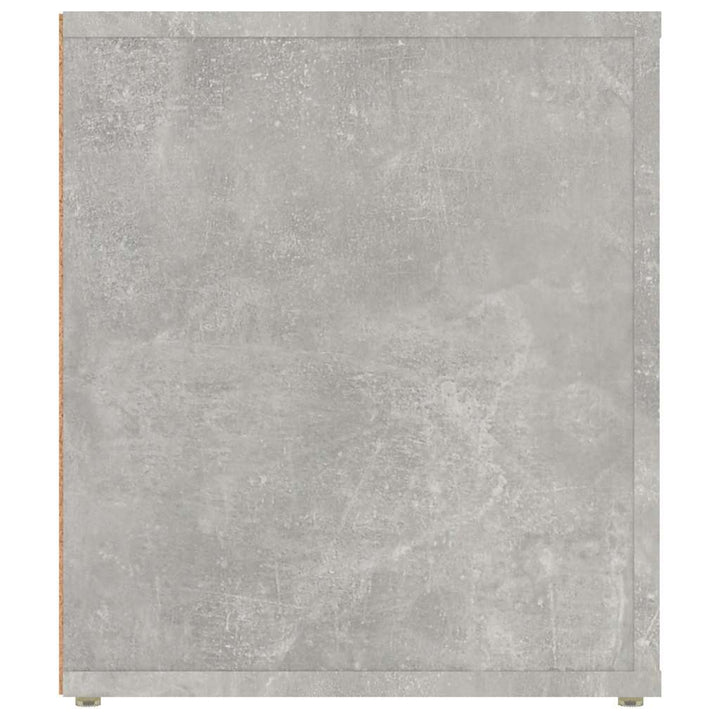 tv-bord 100x35x40 cm konstrueret træ betongrå