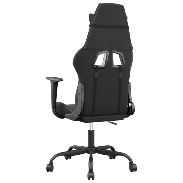 gamingstol kunstlæder sort