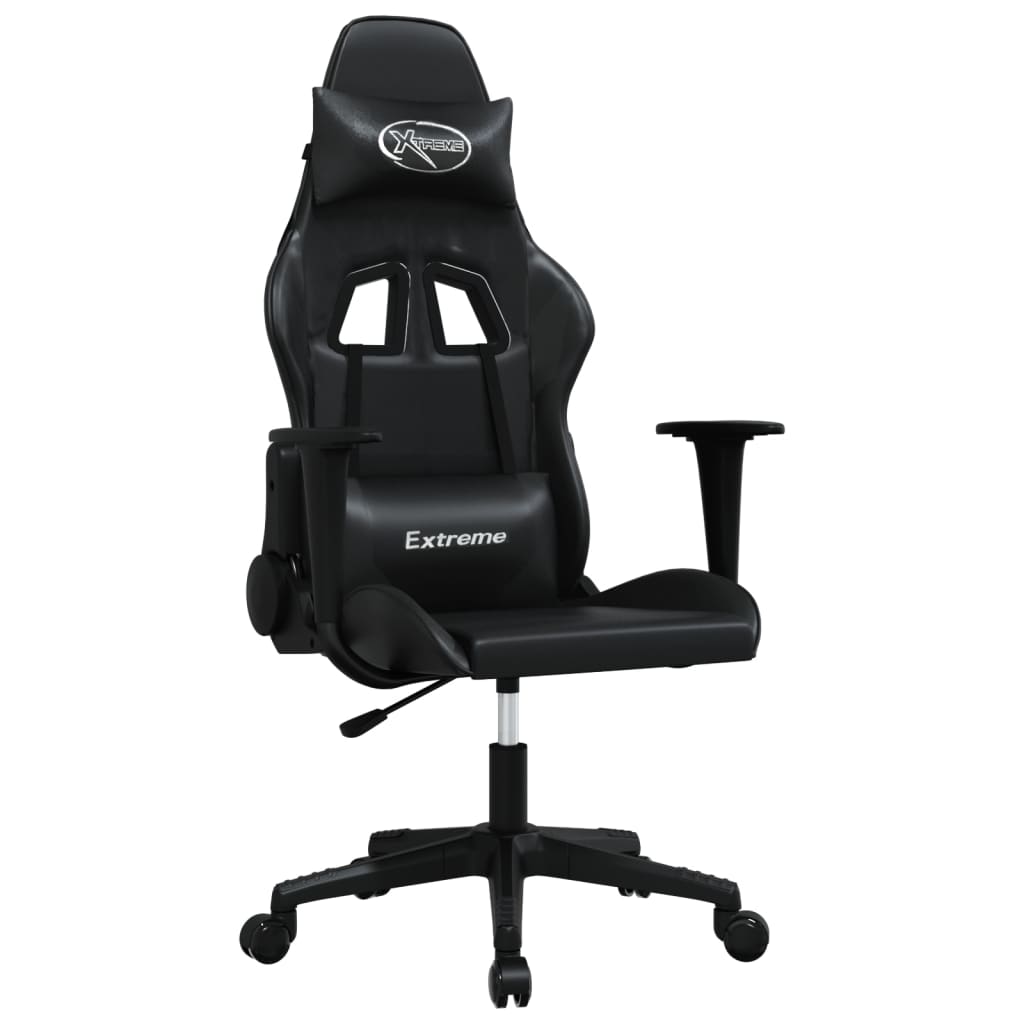 gamingstol kunstlæder sort