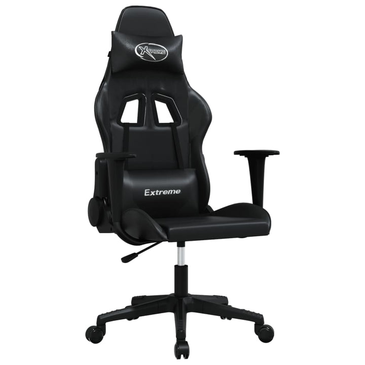 gamingstol kunstlæder sort