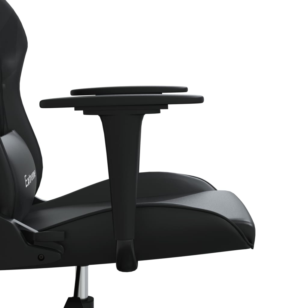 gamingstol kunstlæder sort