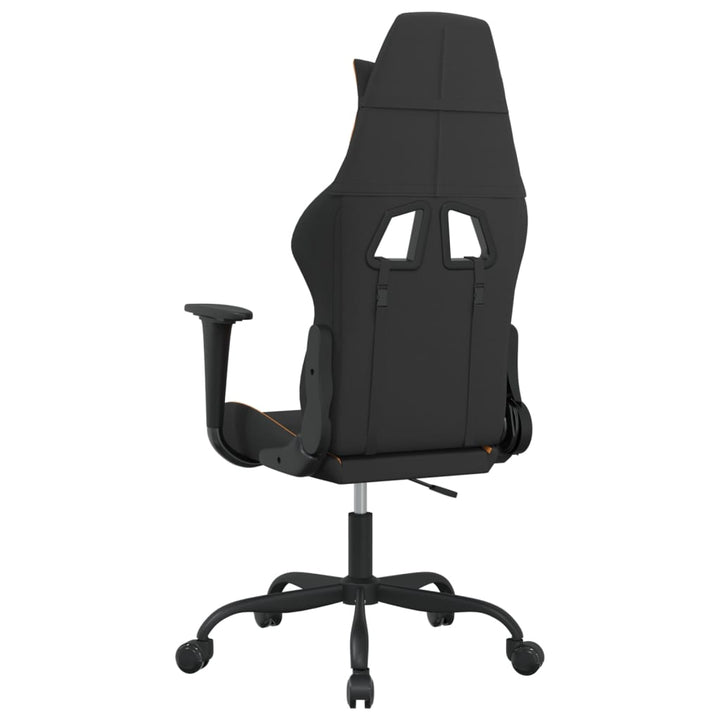 gamingstol stof sort og orange