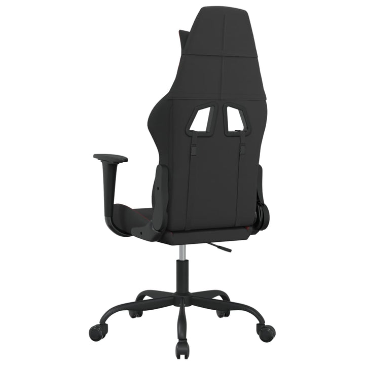 gamingstol stof sort og rød