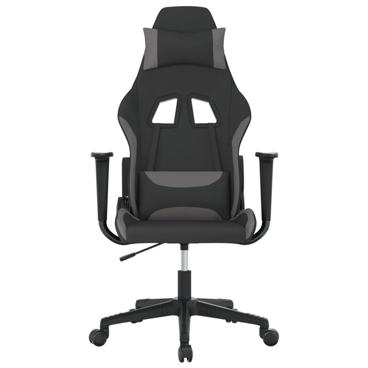 gamingstol stof Sort og lysegrå